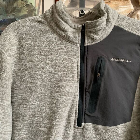 Eddie Bauer Mens 1:4 zip fleece pullover - Picture 6 of 11